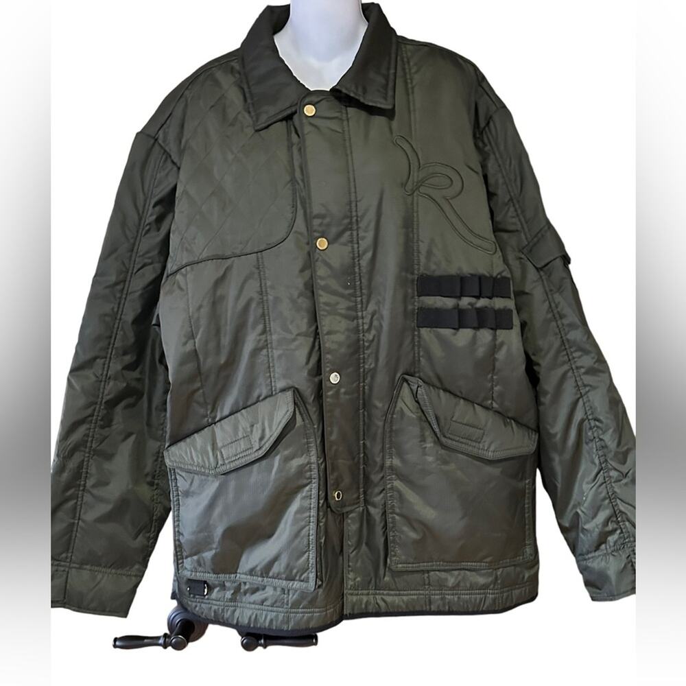 Rocawear Mens XL Lightweight Shooting Style Jacket/Coat in Dark Olive Green